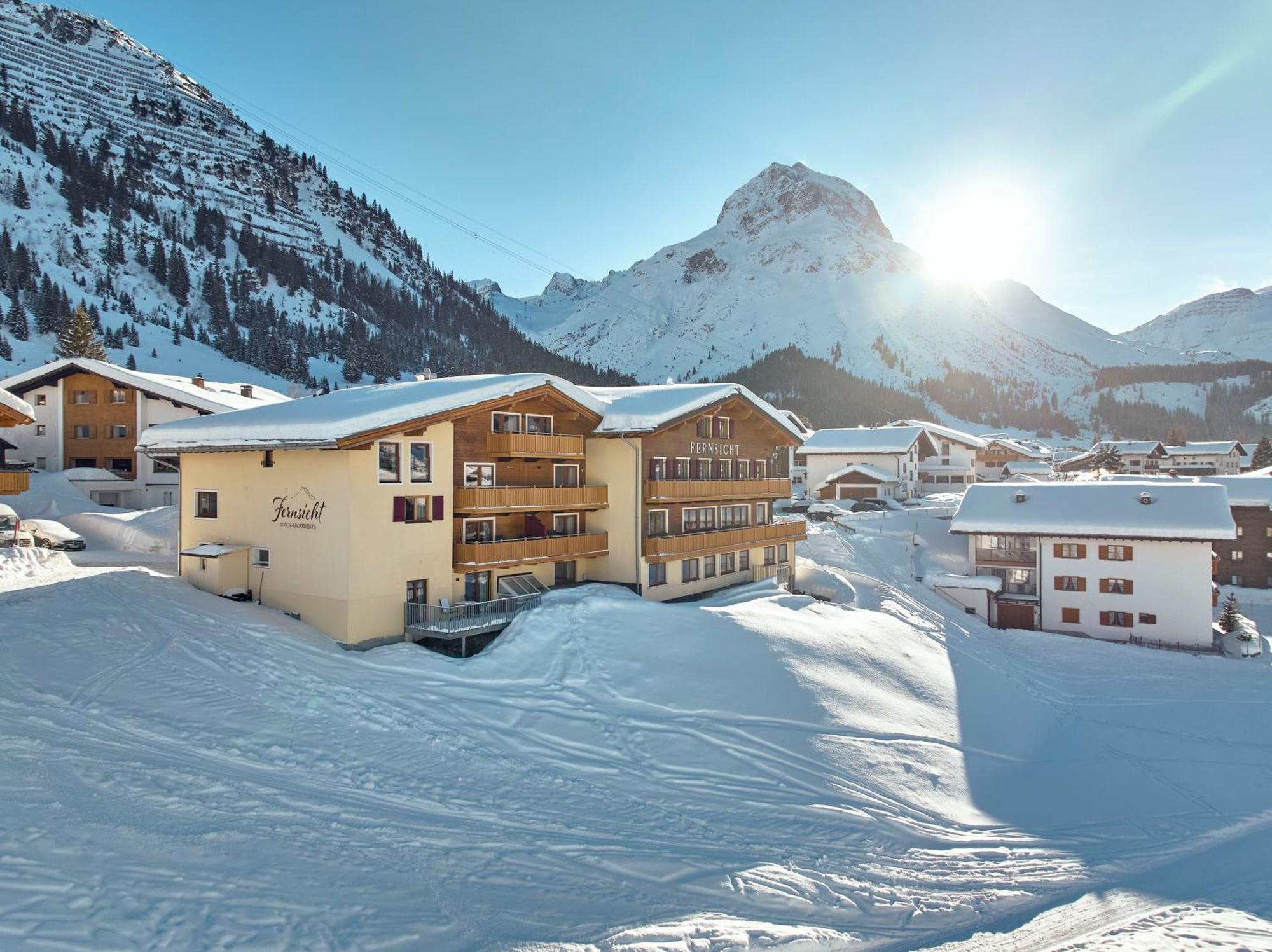 Hotel Fernsicht Lech am Arlberg Exterior foto