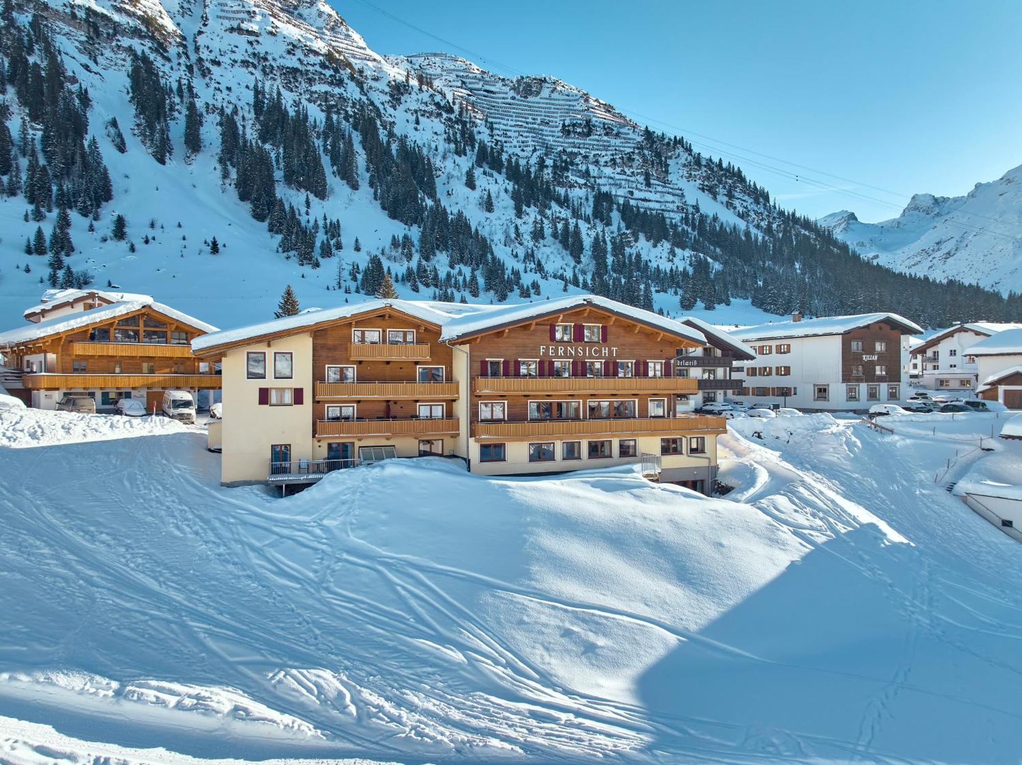 Hotel Fernsicht Lech am Arlberg Exterior foto